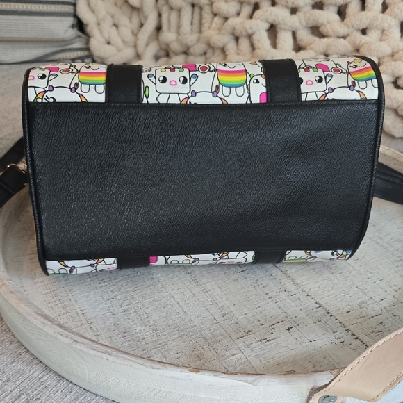 Loungefly So So Happy Multicolor Unicorn Bag , With Wallet - Picture 4 of 5